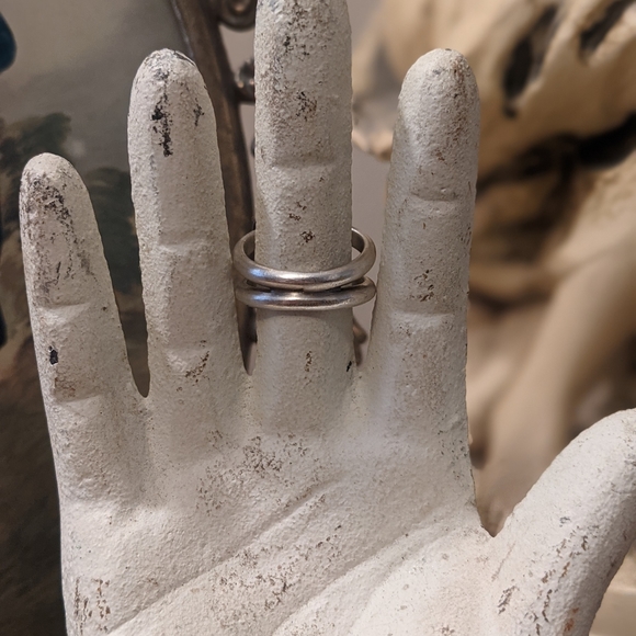 Sterling Silver Demon Kitty Larimar Ring - Picture 3 of 5